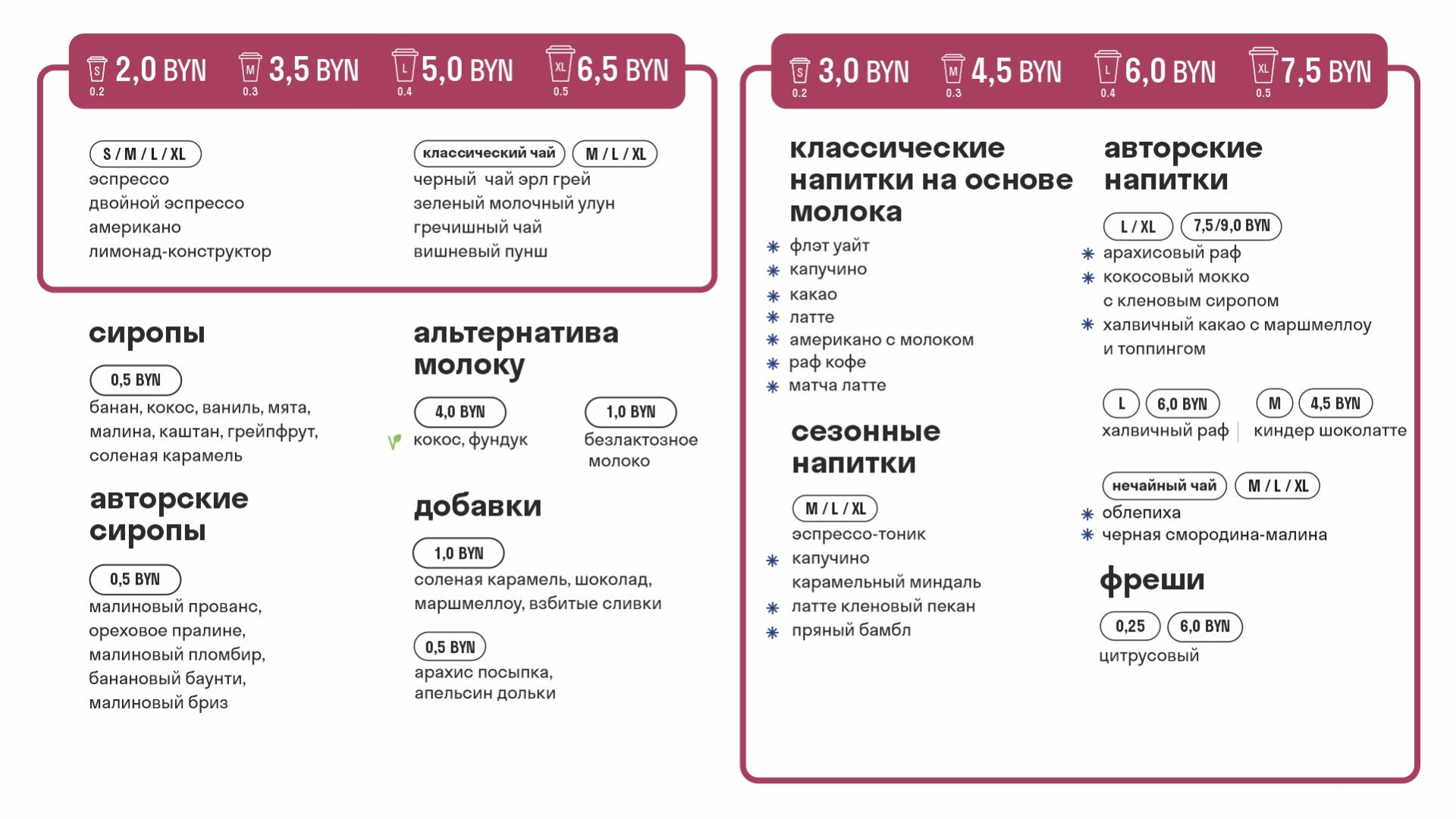 Весеннее меню Кофикс